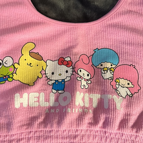 NWT HELLO KITTY CROP TOP - Picture 2 of 3